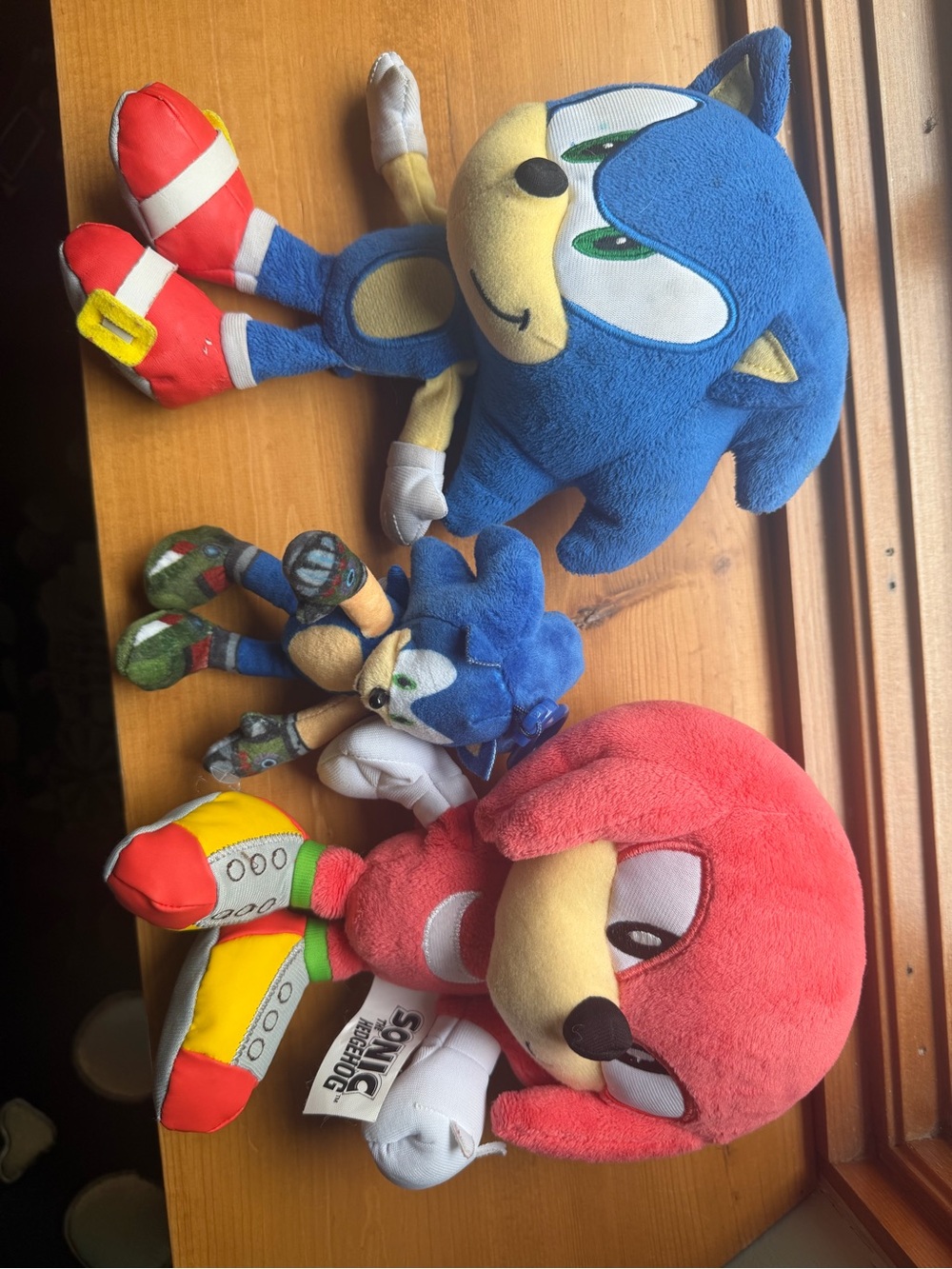 Sonic the Hedgehog Plush Set - Blue, Red & Yellow Character Dolls